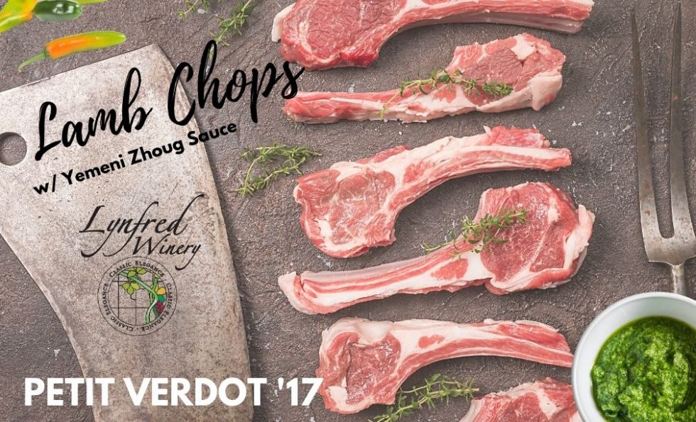 Lamb Chops with Yemeni Zhoug Sauce Lynfred Winery