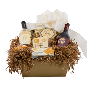 wine and cheese please basket