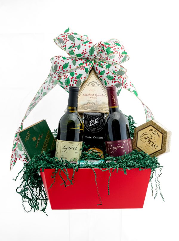 Wine & Cheese Gift Basket