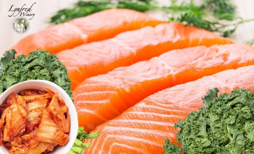 Salmon Kimchi Lynfred Winery