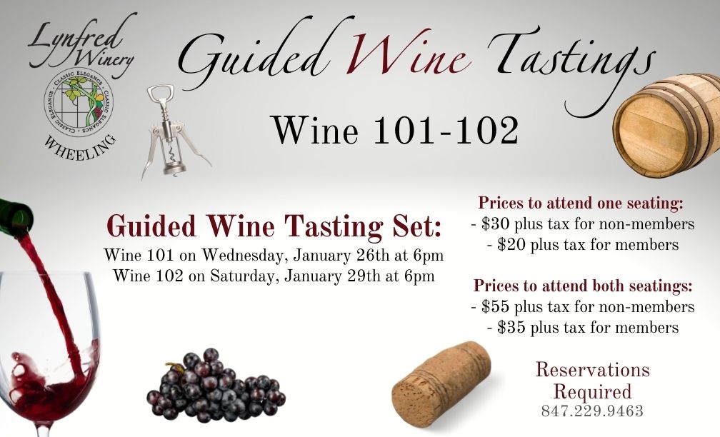 Guided Tastings: Wine 101-102