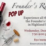 Founder's Room Pop Up Event December 14