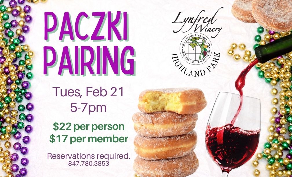 Our Paczki Pairing is back once again! Come enjoy a Raspberry Paczki from Central Continental Bakery with our curated flight for the occasion: - Sparkling Brut