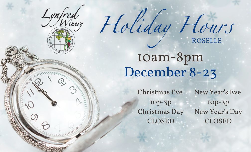 Lynfred has extended hours in roselle until 8pm through december 23