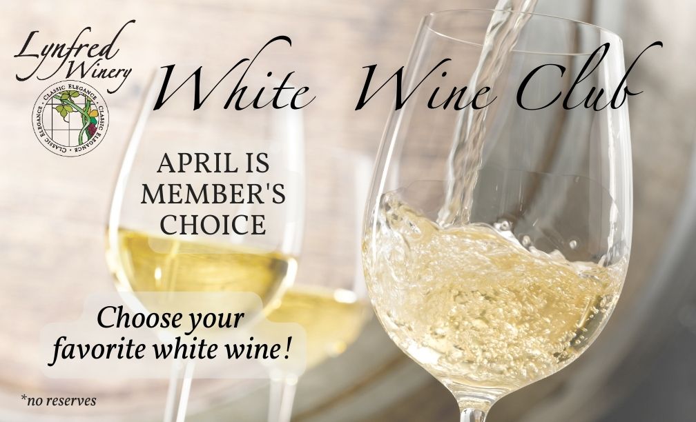 April is a White Wine Club Member's Choice