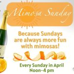 Mimosa Sundays in Highland Park in April