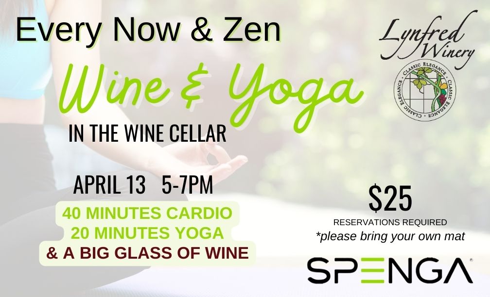 wine and yoga event april 13 5-7pm