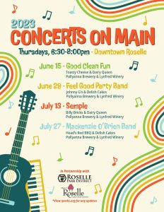 Concerts on Main Schedule 