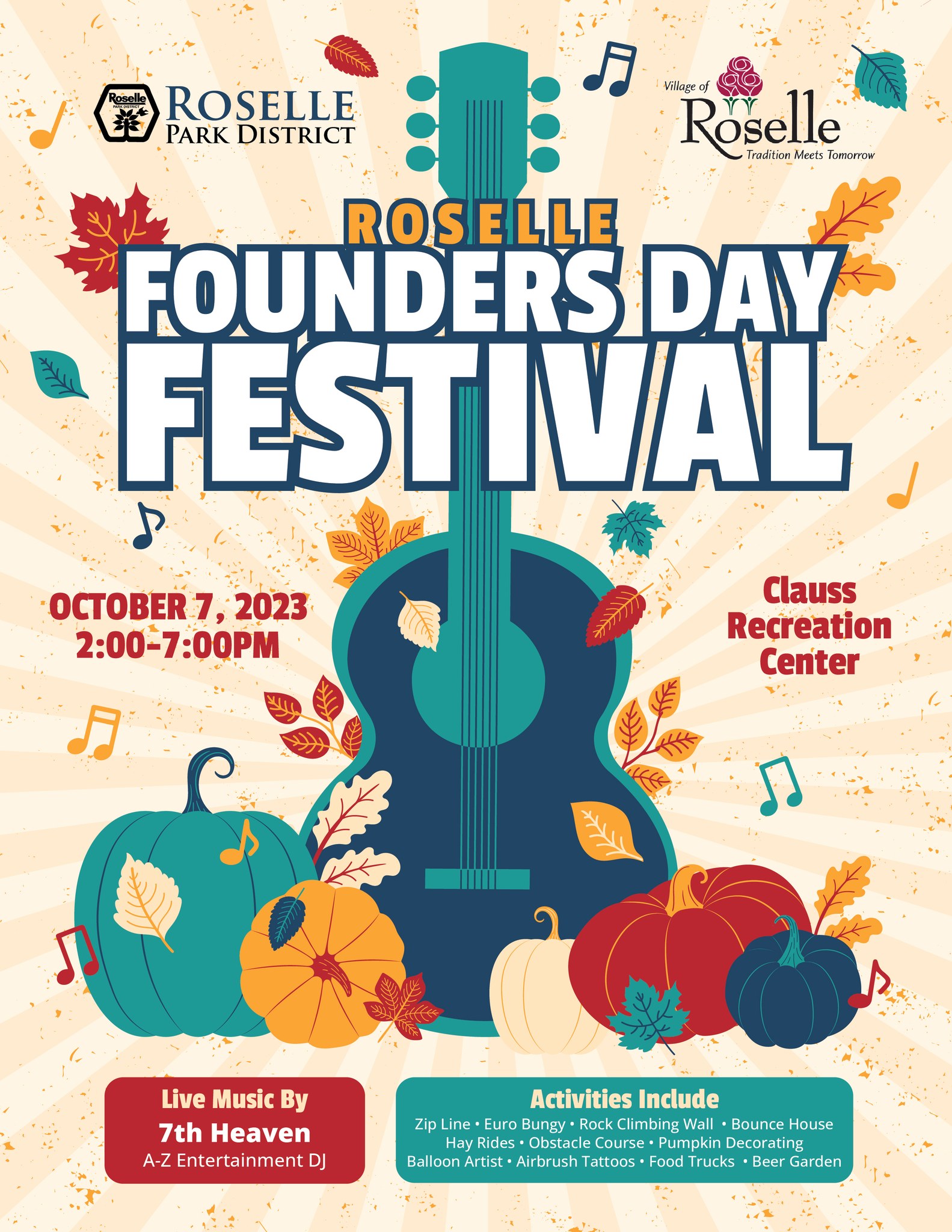 Roselle Founder's Day festival October 7