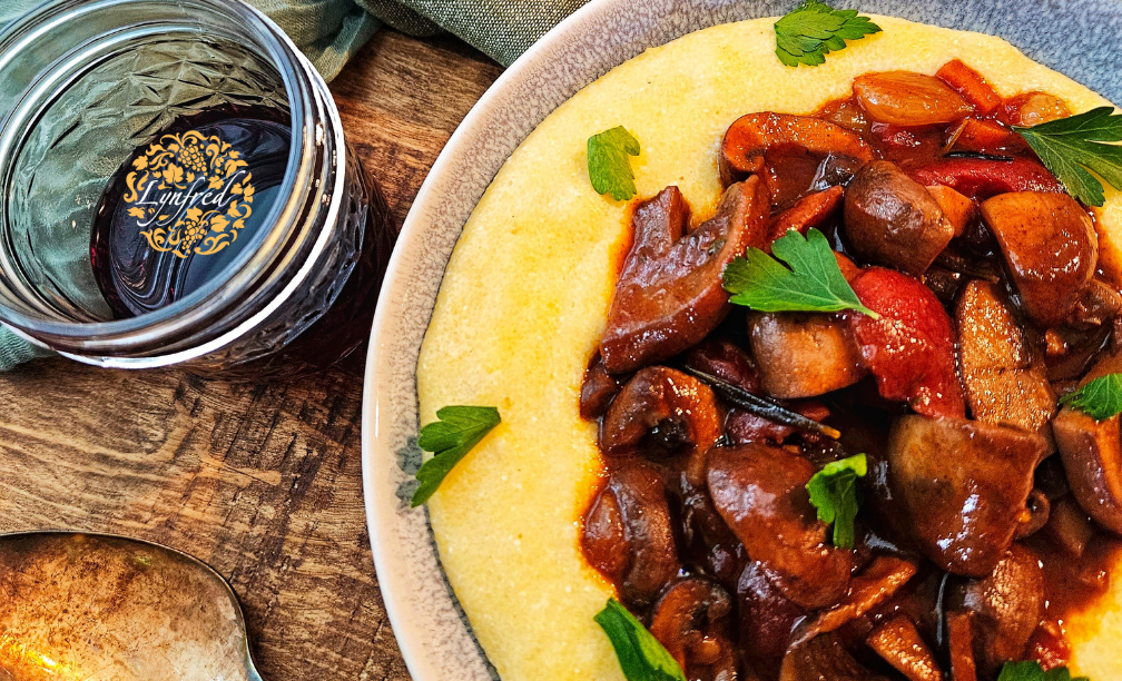 Mushroom Bourguignon