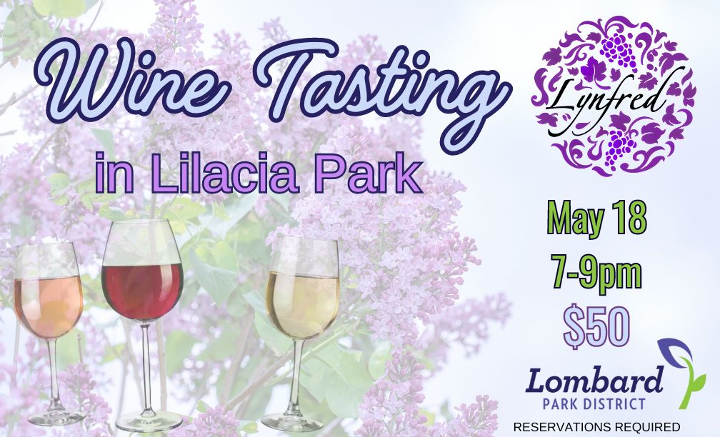 Wine Tasting in Lilacia Park Lynfred Winery