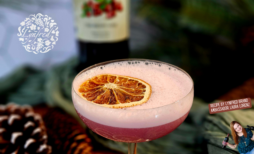 Frostbite: A Spiced Cranberry Whiskey Sour