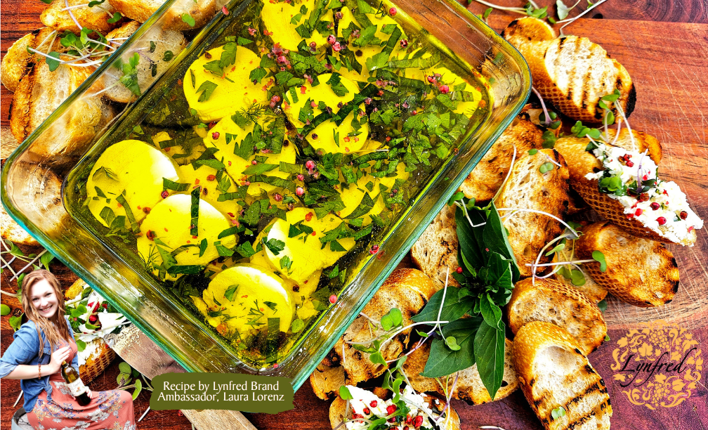 Herb Marinated Goat Cheese