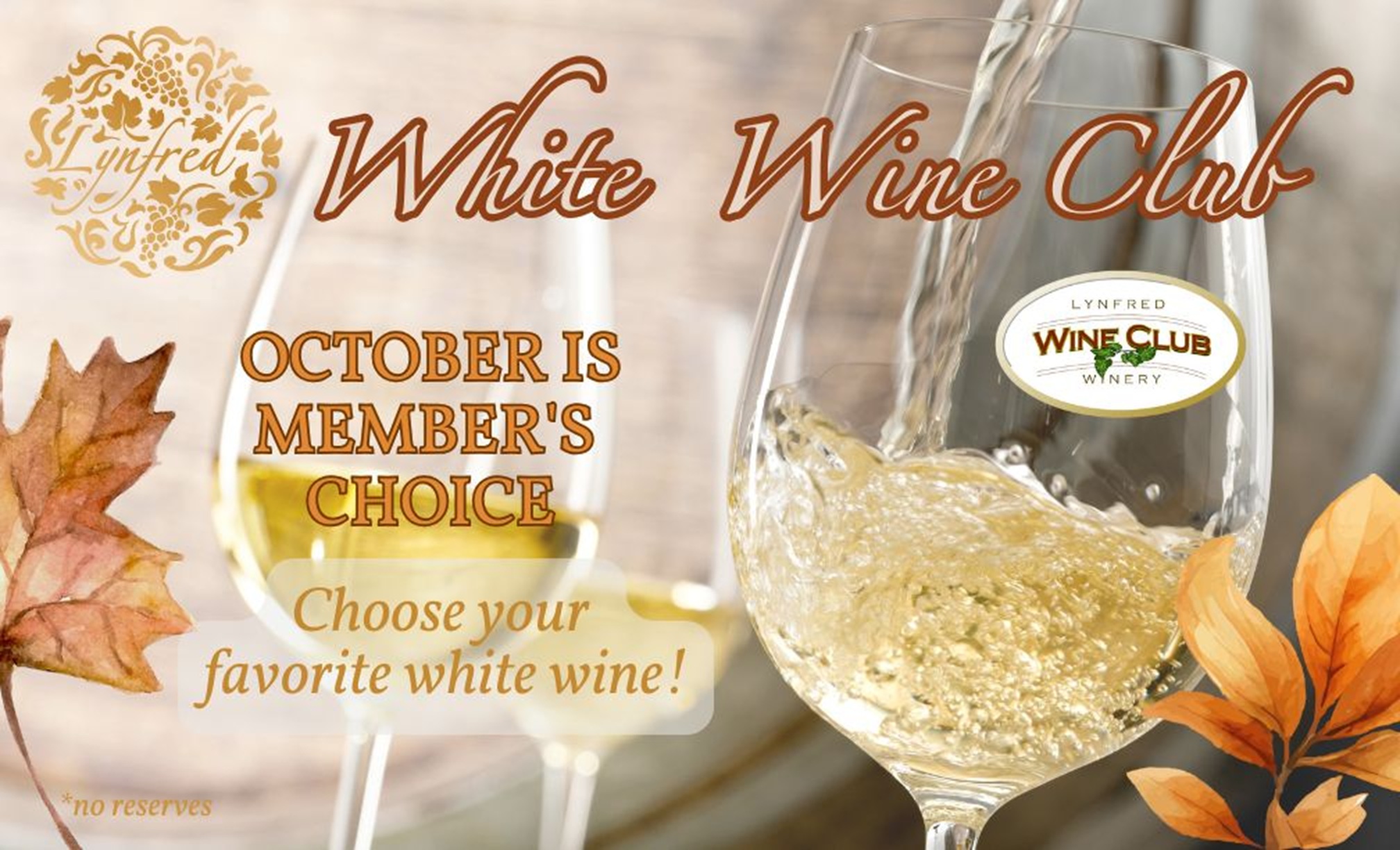 April is a White Wine Club Member's Choice