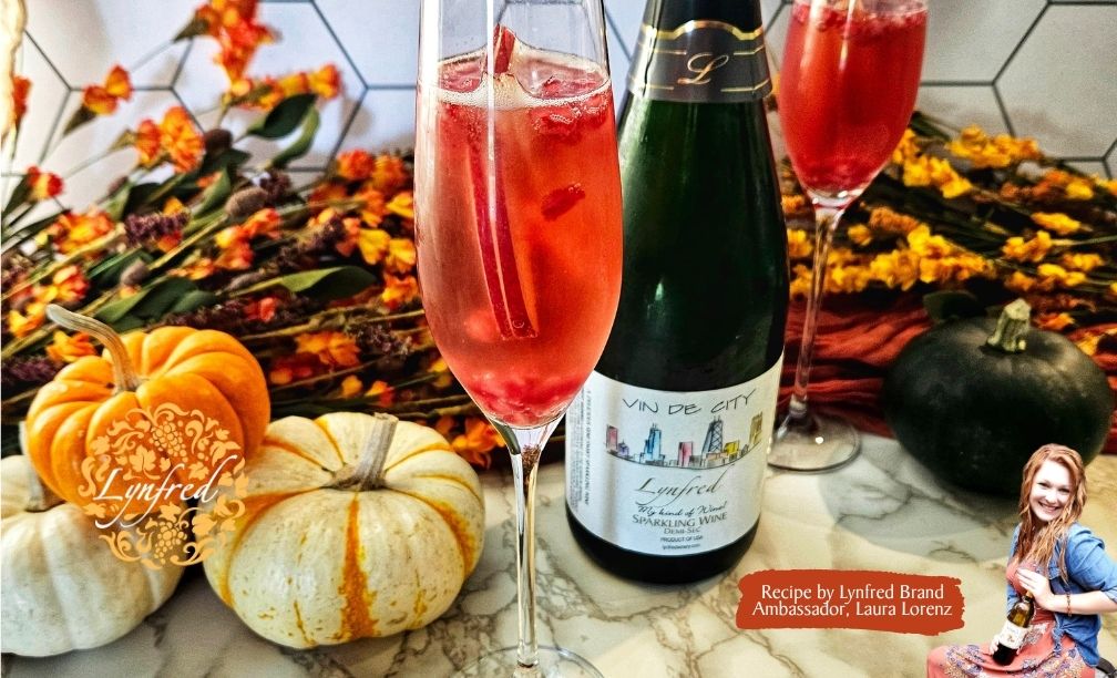 Pomegranate Pear Fizz