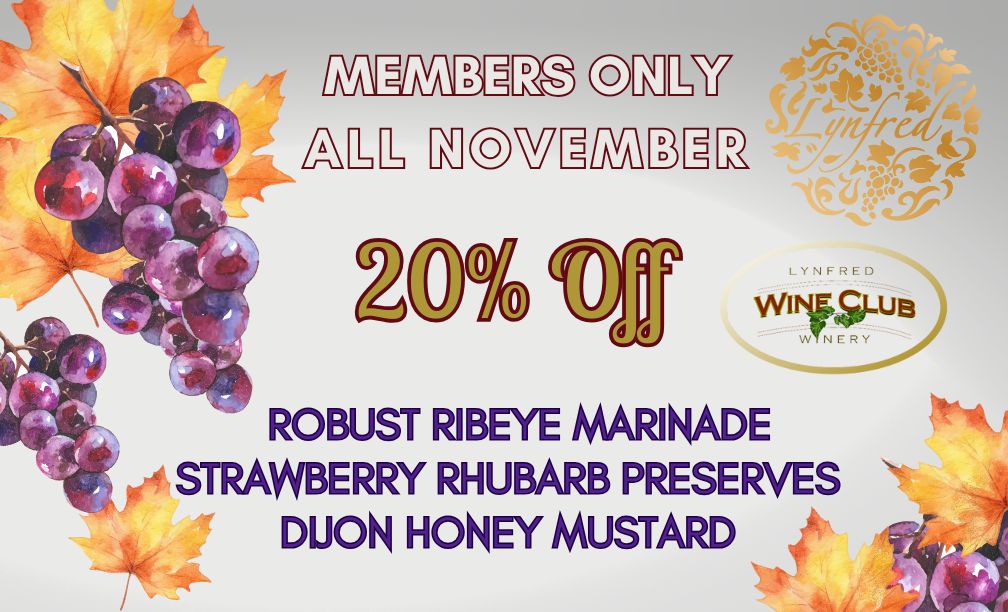 November Food Promo April Gourmet Products take 20% off