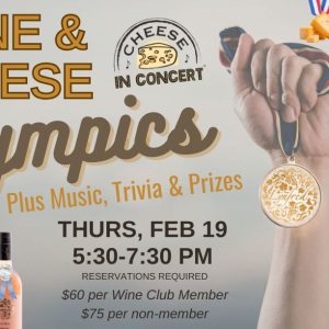 WINE & CHEESE OLYMPICS-NON MEMBER