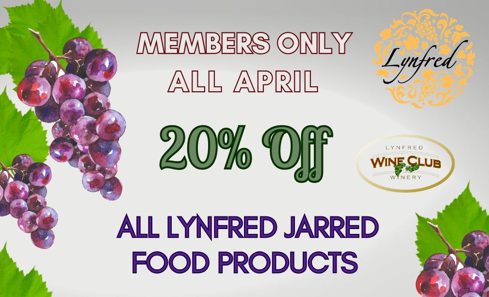 April Food Promo April Gourmet Products take 20% off