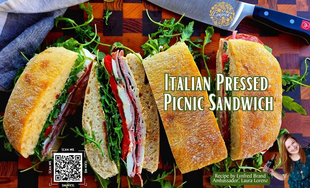 Italian Pressed Picnic Sandwich Herb Crusted Rack of Lamb
