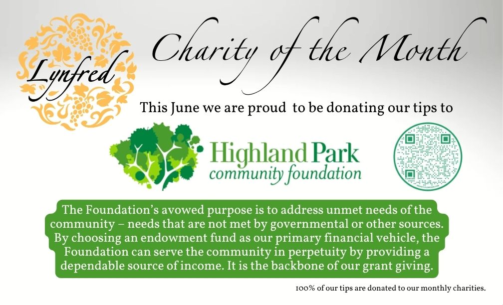 Highland Park June 2026 Charity of the Month