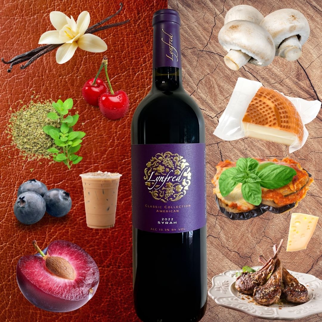 Syrah 2019 Wine Label Flavors Food Pairings