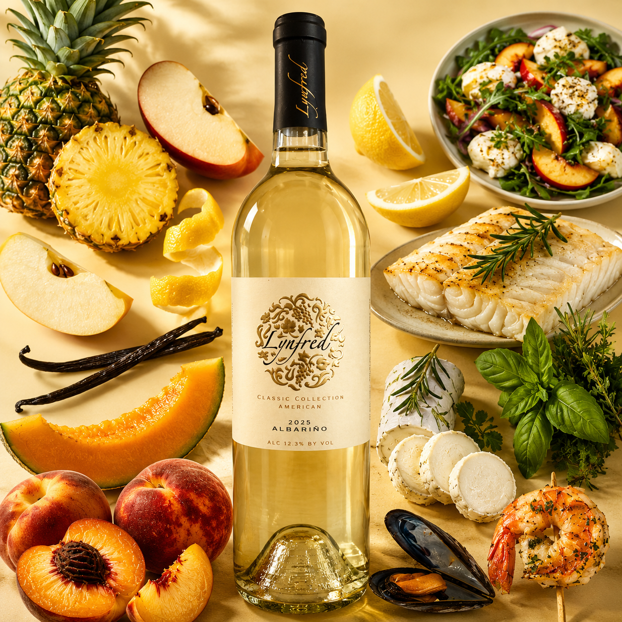 Albarino Instagram Post Syrah 2019 Wine Label Flavors Food Pairings