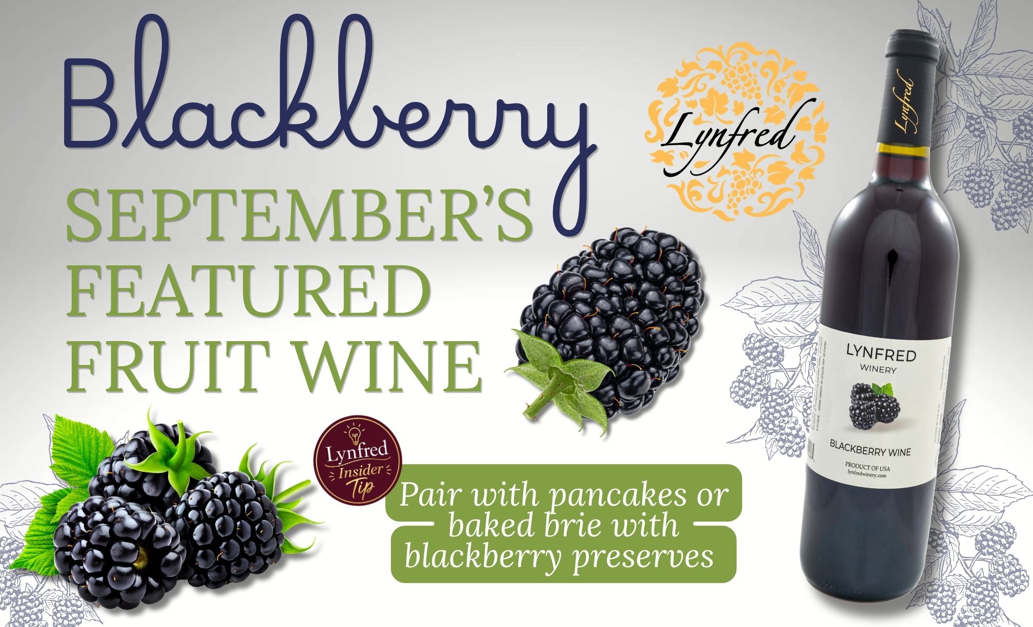 September Featured Fruit Wine