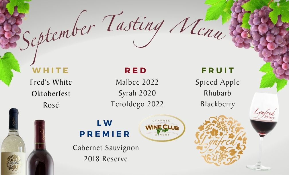 MARCH WINE TASTING MENU