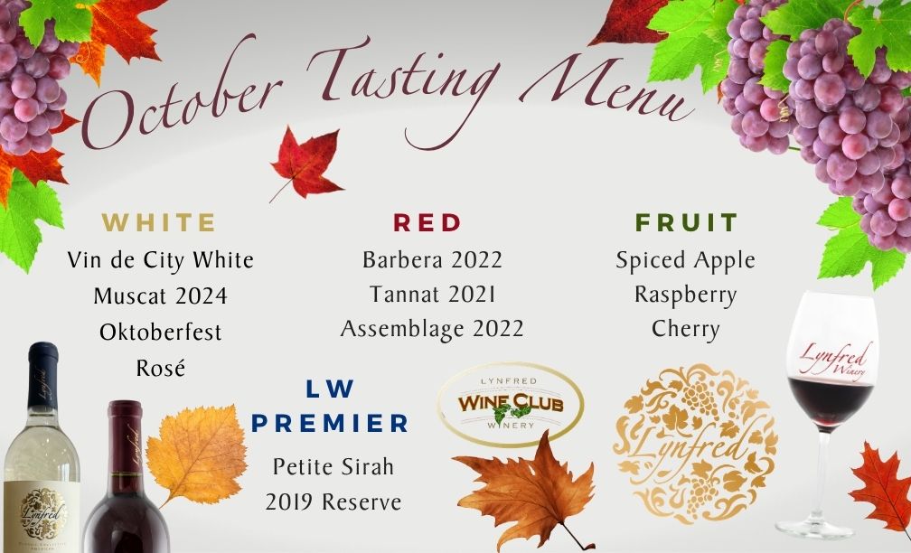 MARCH WINE TASTING MENU