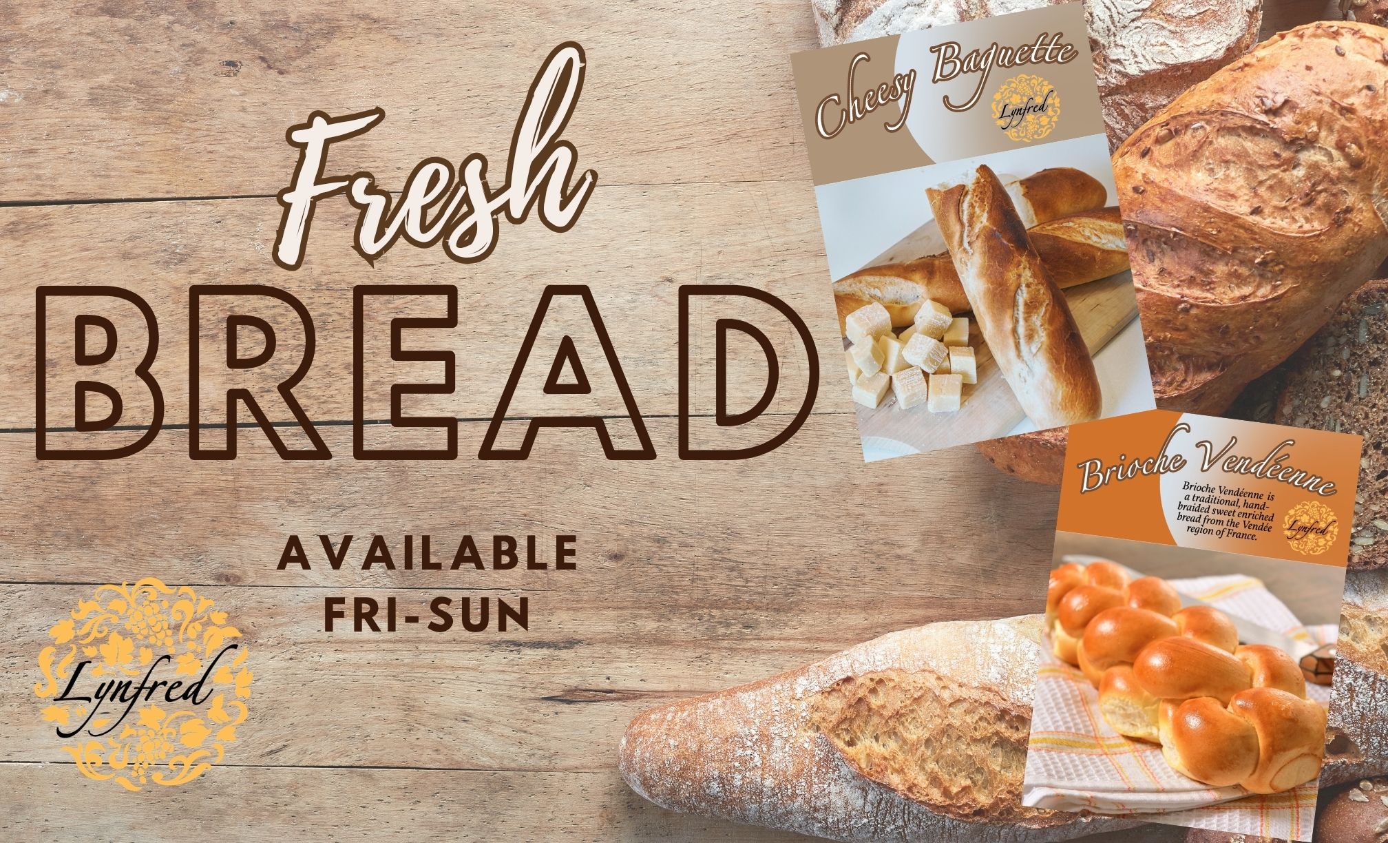 Breads of the Month Cheddar Scallion and Banana Walnut<br />
