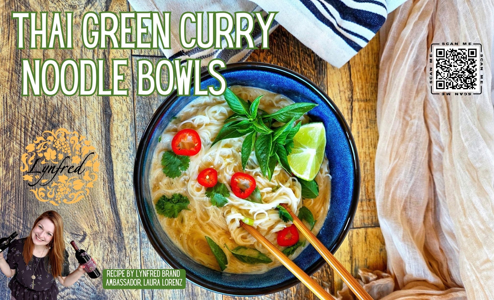 Thai Green Curry Noodle Bowls Herb Crusted Rack of Lamb